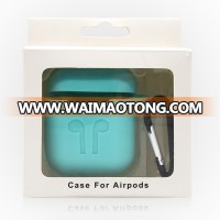 Airpod Silicone Case Second generation earphone cover with buckle with carton packaging